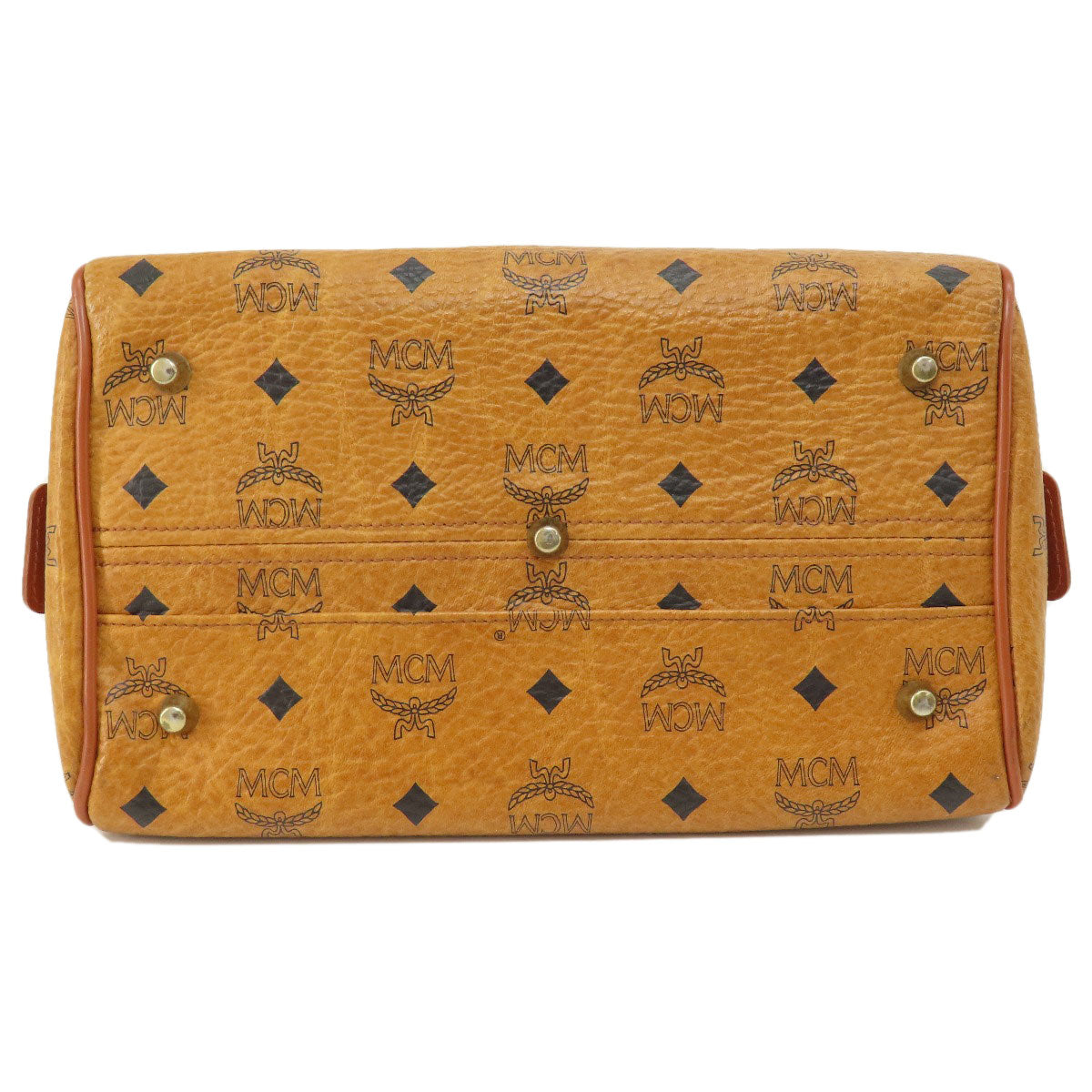 MCM Mini Boston Boston bag PVC Ladies [Used]