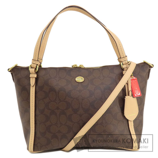 COACH  F28366 Tote Bag Signature 2WAY PVC Ladies