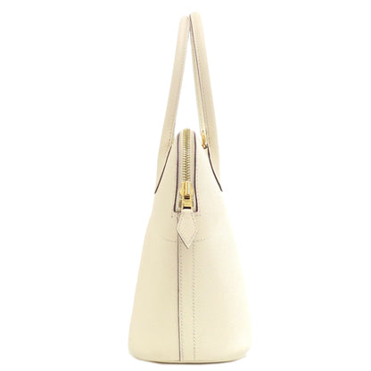 HERMES   Handbag Bolide27 White GoldHardware Epsom Ladies