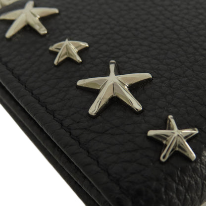 Jimmy Choo Star motif Card Case Leather Ladies [Used]