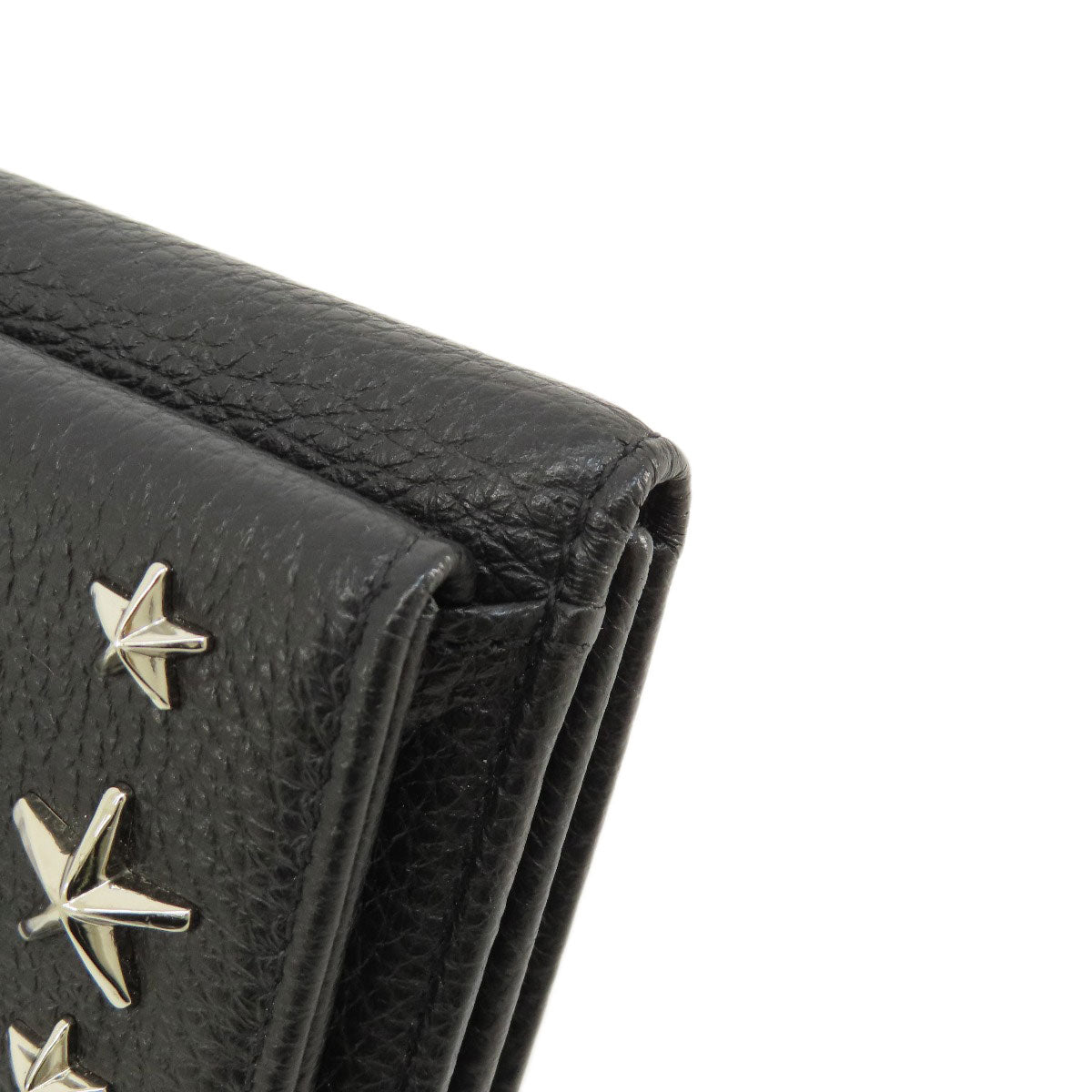 Jimmy Choo Star motif Card Case Leather Ladies [Used]