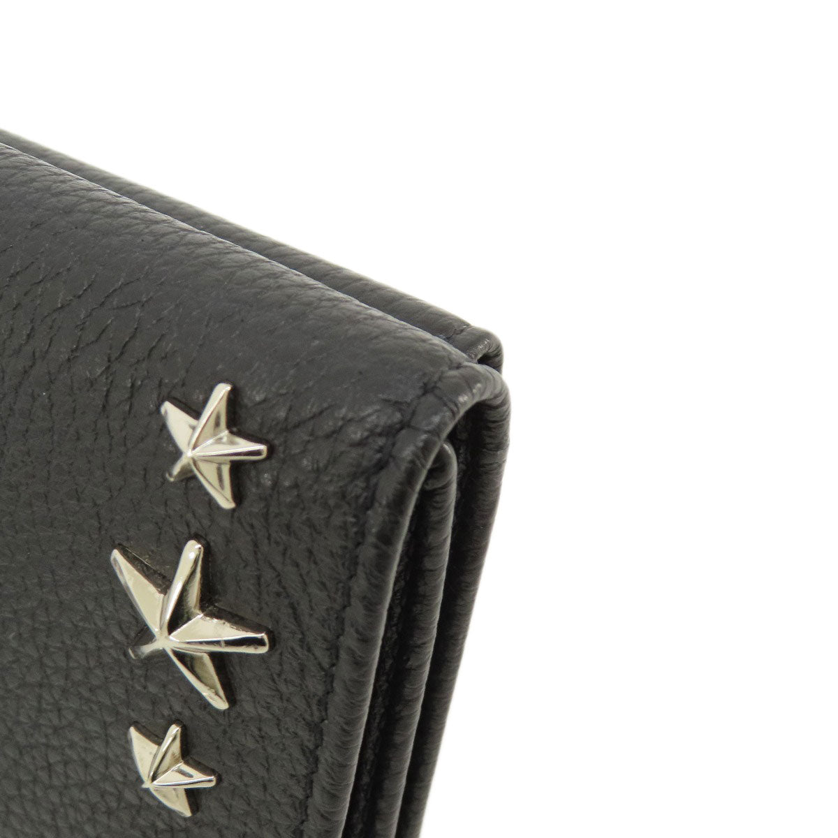 Jimmy Choo Star motif Card Case Leather Ladies [Used]