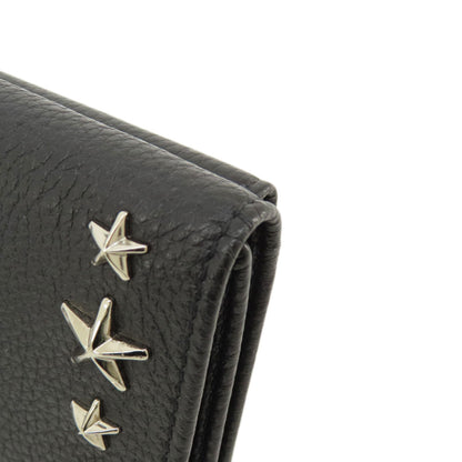 Jimmy Choo Star motif Card Case Leather Ladies [Used]