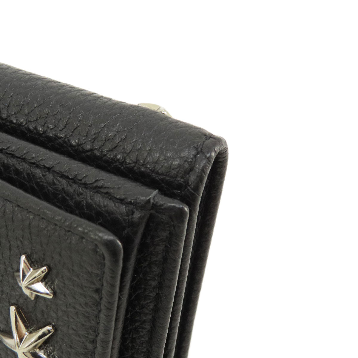 Jimmy Choo Star motif Card Case Leather Ladies [Used]