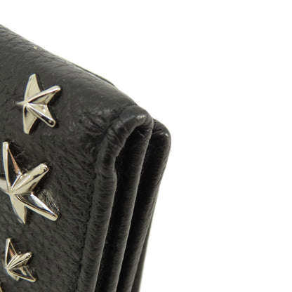 Jimmy Choo Star motif Card Case Leather Ladies [Used]