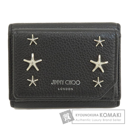 Jimmy Choo Star motif Card Case Leather Ladies [Used]