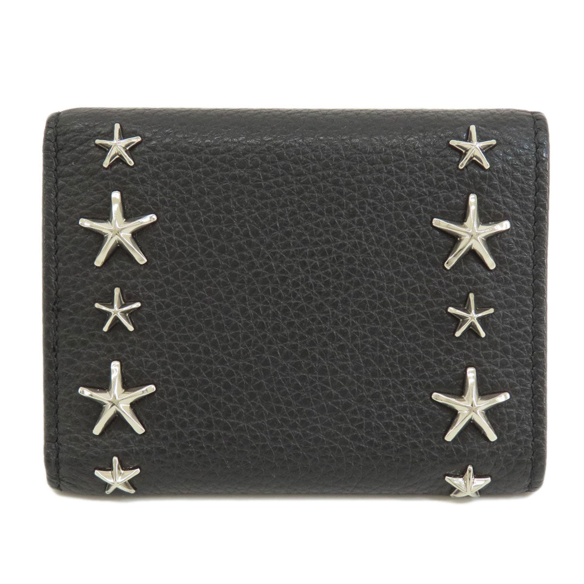 Jimmy Choo Star motif Card Case Leather Ladies [Used]