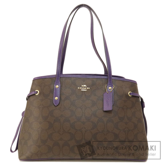 COACH  F57842 Tote Bag Signature PVC Ladies