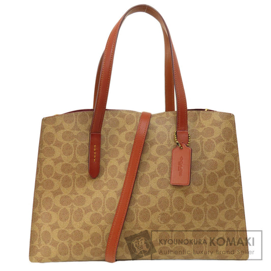 COACH  31210 Tote Bag Signature 2WAY PVC Ladies