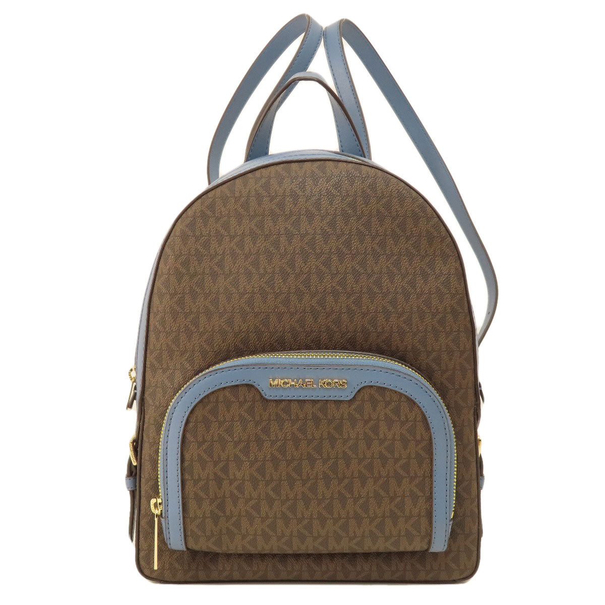 マイケルコース MKシグネチャー リュック・デイパック レザー/コーテッドキャンバス レディース 【中古】【Michael Kors】