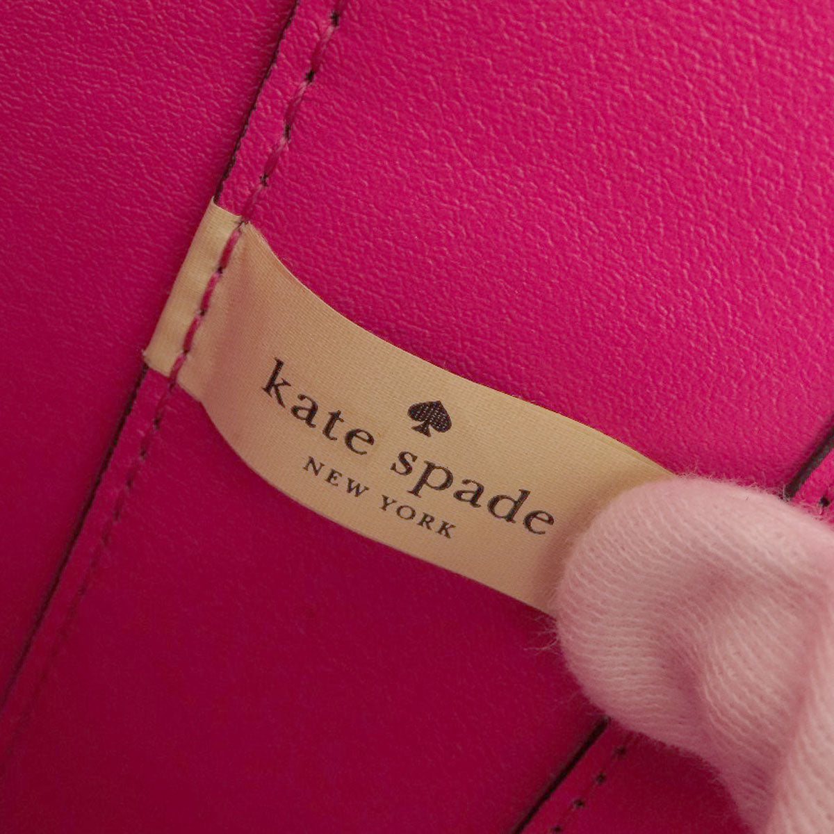 kate spade Logo Hardware 2WAY Tote Bag Leather Ladies [Used]