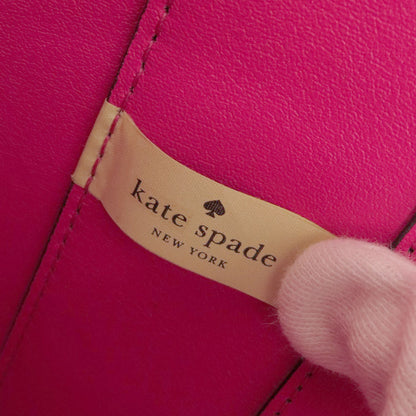 kate spade Logo Hardware 2WAY Tote Bag Leather Ladies [Used]