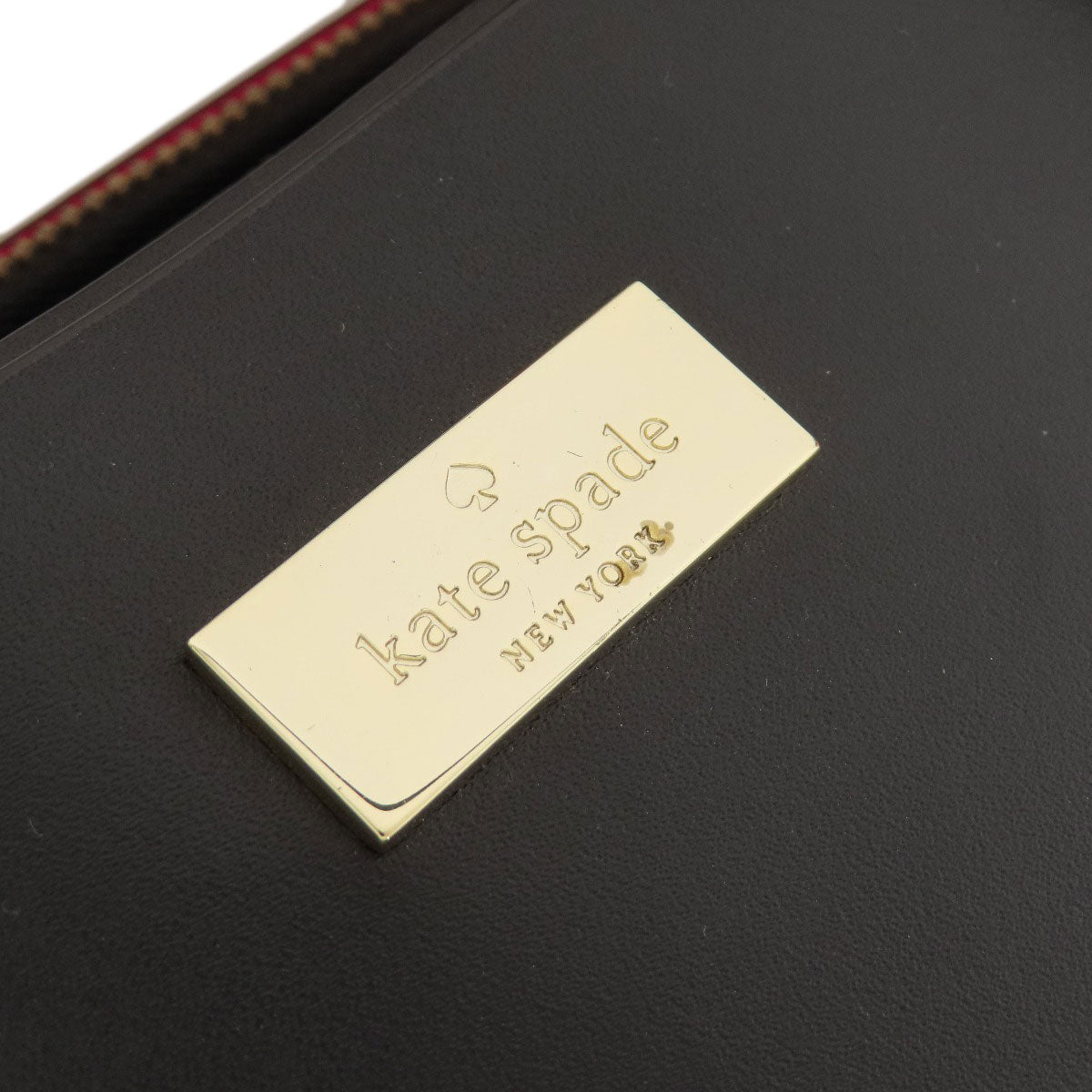 kate spade Logo Hardware 2WAY Tote Bag Leather Ladies [Used]