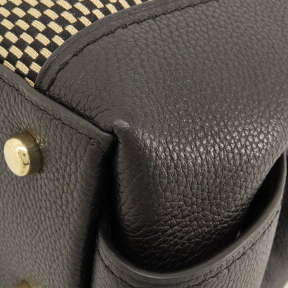 COACH 28895 Logo Hardware Tote Bag Leather CanvasLadies [Used]