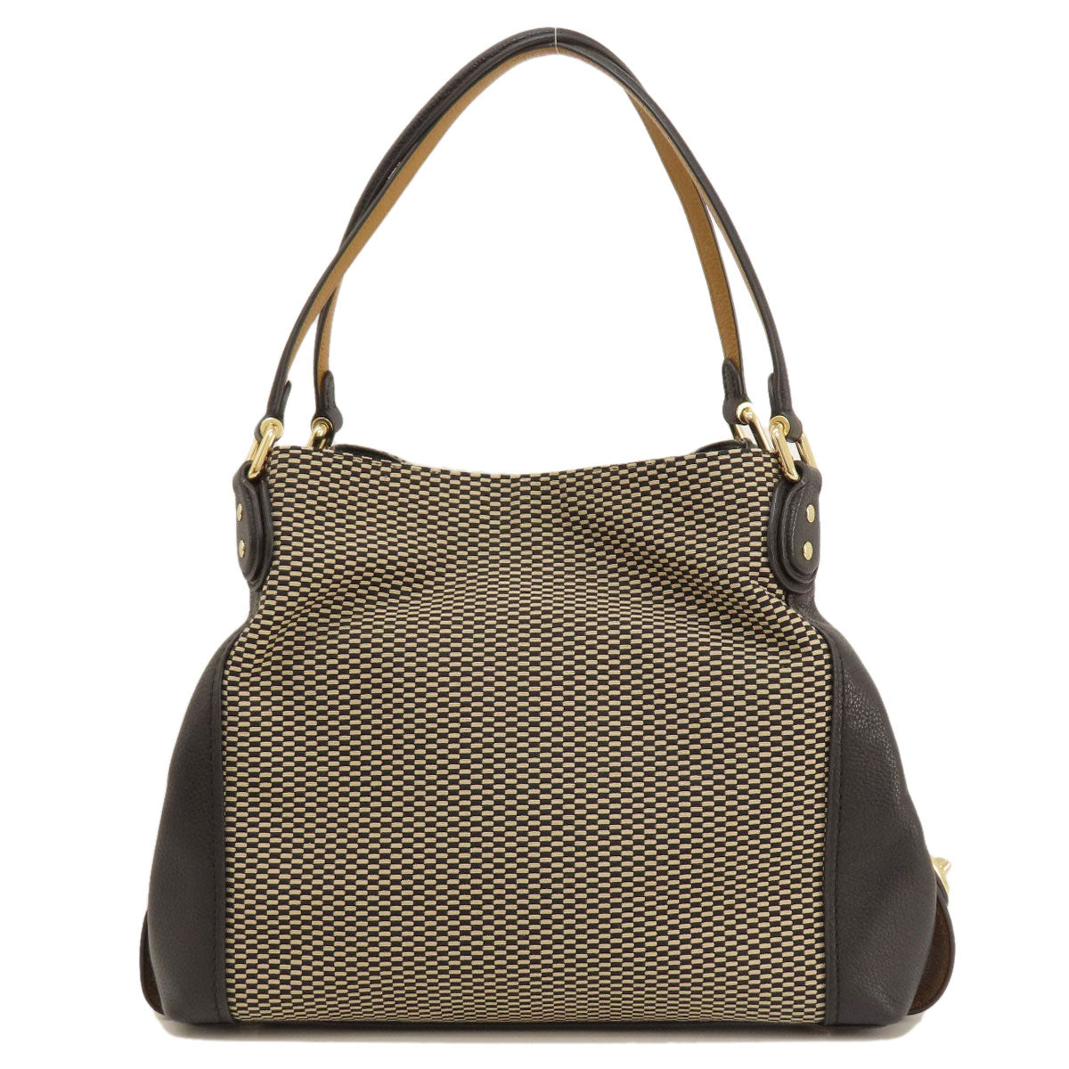 COACH 28895 Logo Hardware Tote Bag Leather CanvasLadies [Used]