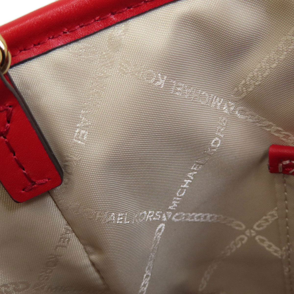 Michael Kors Logo Hardware 2WAY Tote Bag Leather Ladies [Used]