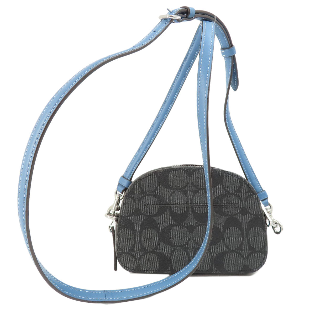 COACH CN703 Mini Serena Satchel Signature Shoulder Bag PVC Ladies [Used]