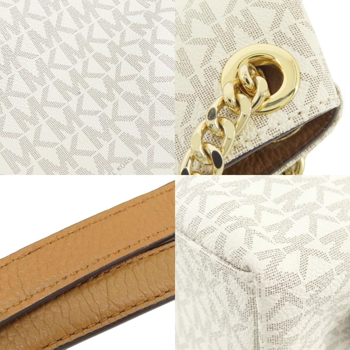 Michael Kors MK signature Tote Bag Leather Coated CanvasLadies [Used]