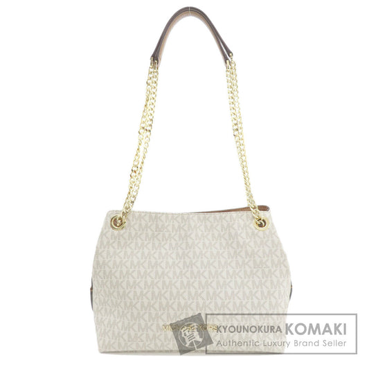 Michael Kors MK signature Tote Bag Leather Coated CanvasLadies [Used]