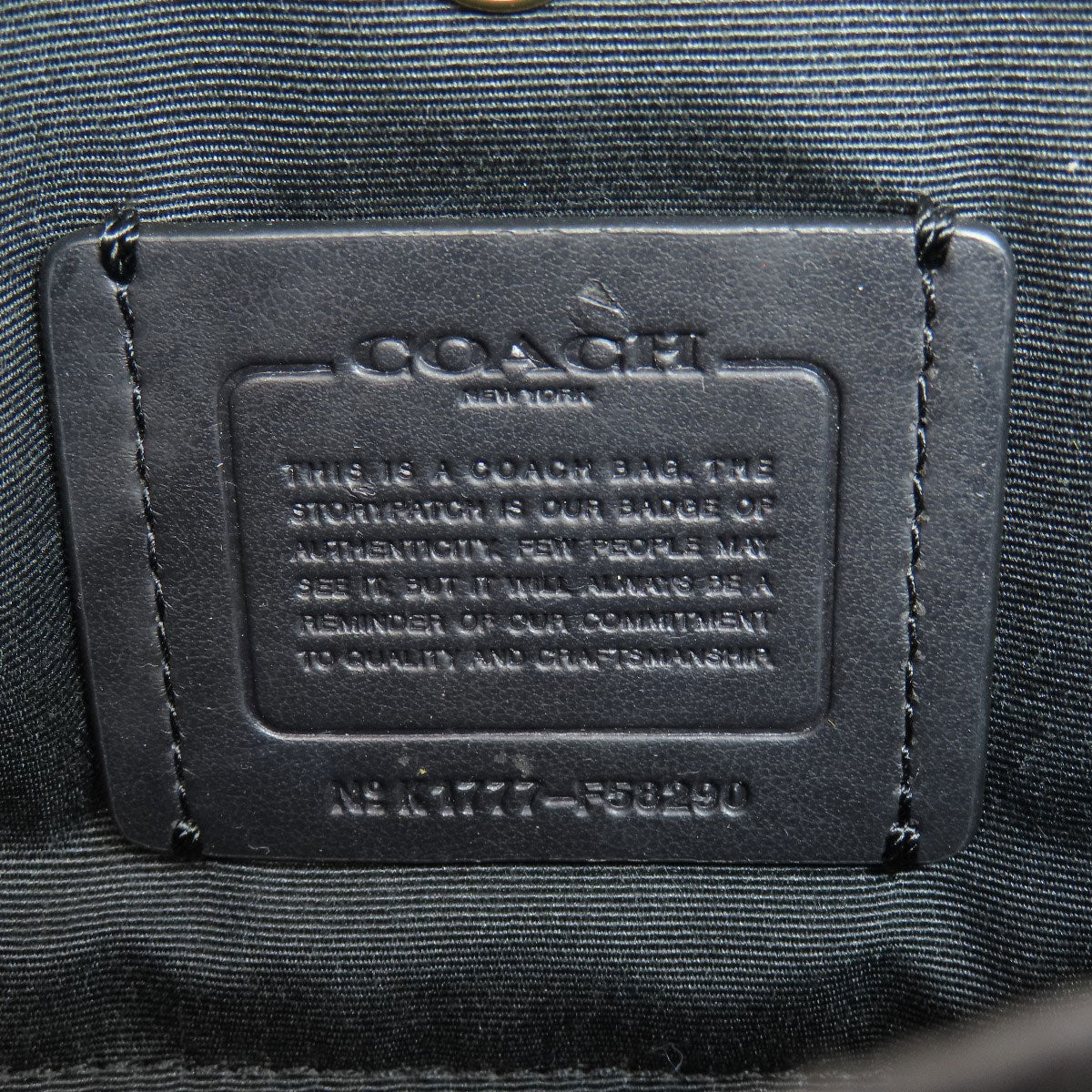 COACH  F58290 Handbag Signature PVC Ladies