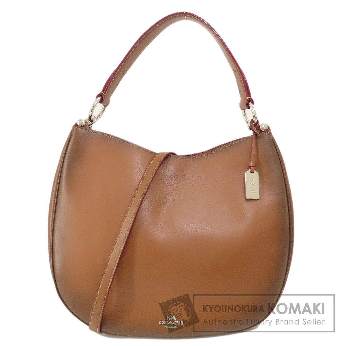 COACH  37905 Tote Bag Logo 2WAY one belt Leather Ladies