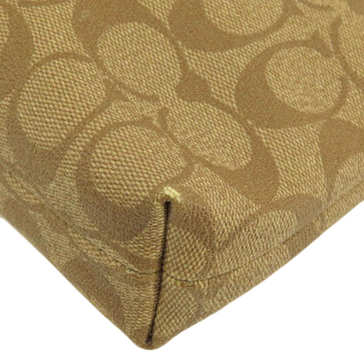 COACH F58297 Long Shoulder Signature Shoulder Bag PVC Ladies [Used]