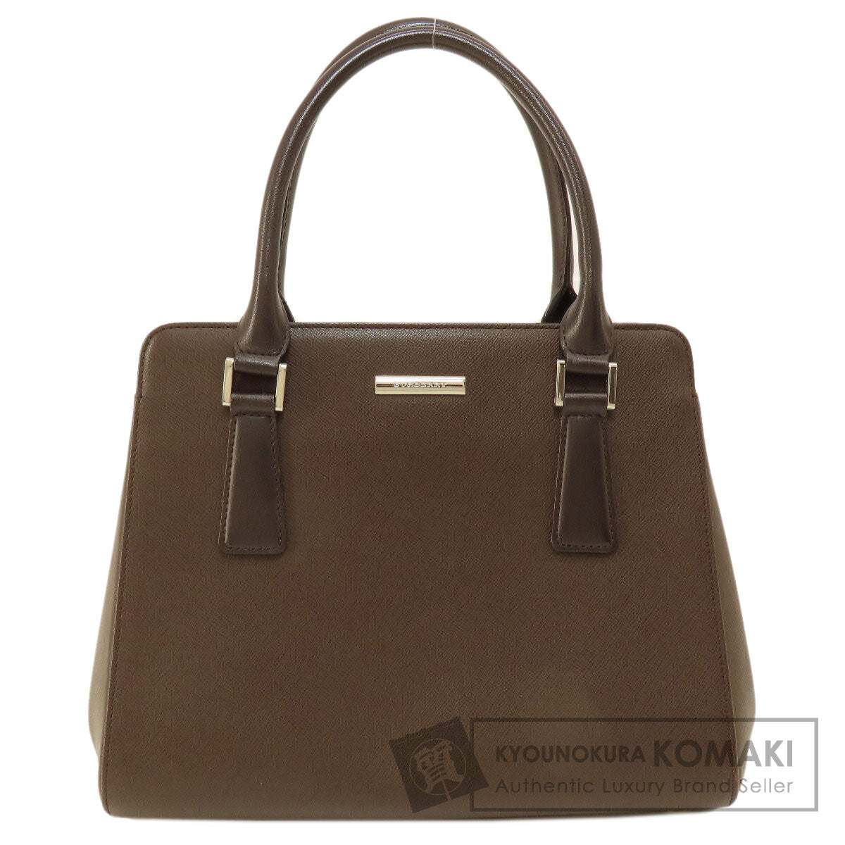 BURBERRY   Handbag logo Leather Ladies