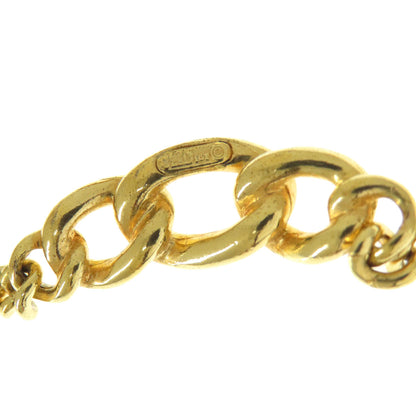 CHRISTIAN DIOR Rhinestone Necklace Metal Ladies [Used]