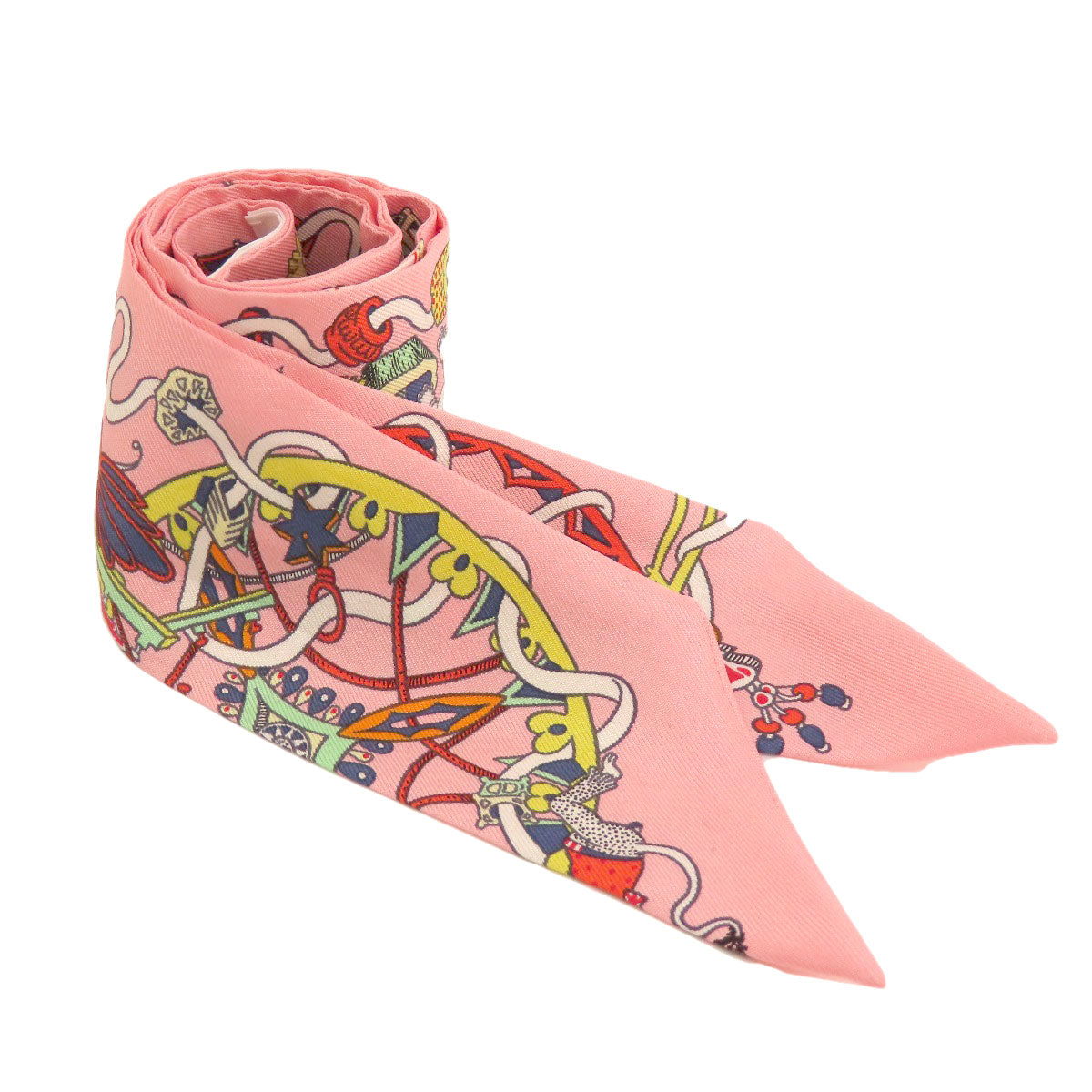 HERMES   Scarf Twilly Silk Ladies