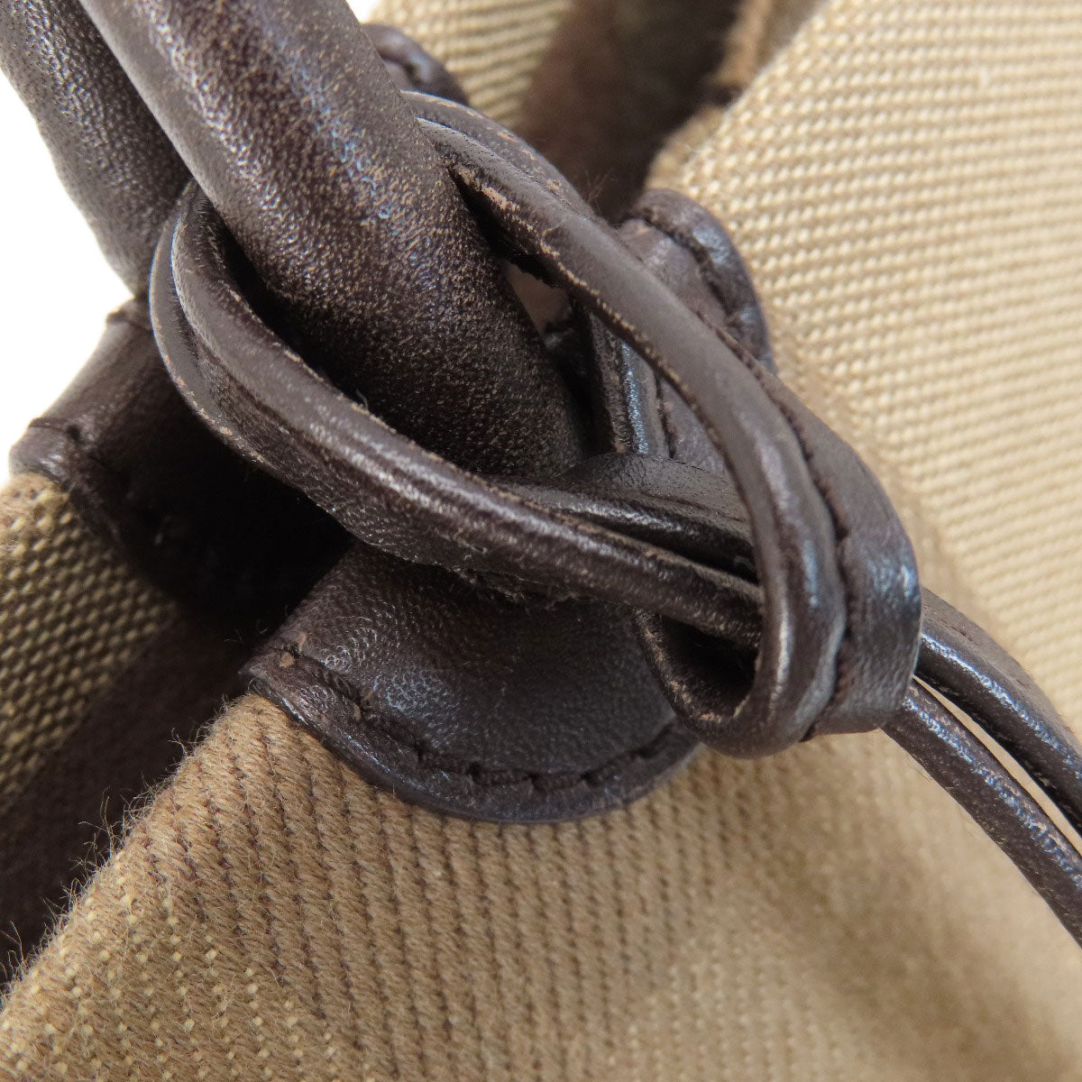 BALLY logo Tote Bag Canvas Ladies [Used]