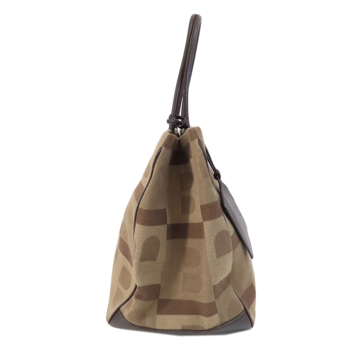 BALLY logo Tote Bag Canvas Ladies [Used]