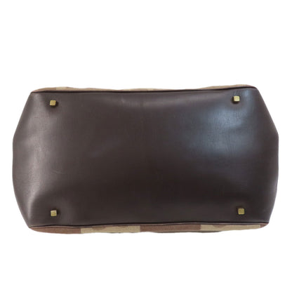 BALLY logo Tote Bag Canvas Ladies [Used]