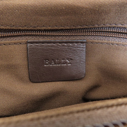 BALLY logo Tote Bag Canvas Ladies [Used]
