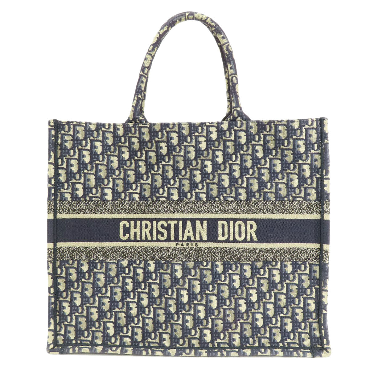 CHRISTIAN DIOR book tote large Tote Bag Canvas Ladies [Used]