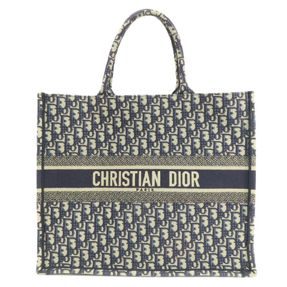 CHRISTIAN DIOR book tote large Tote Bag Canvas Ladies [Used]