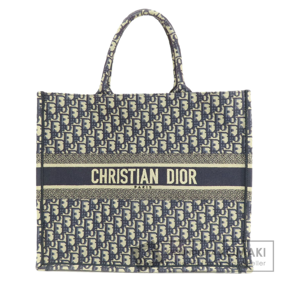 CHRISTIAN DIOR book tote large Tote Bag Canvas Ladies [Used]