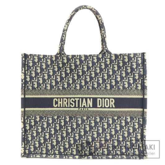 CHRISTIAN DIOR book tote large Tote Bag Canvas Ladies [Used]