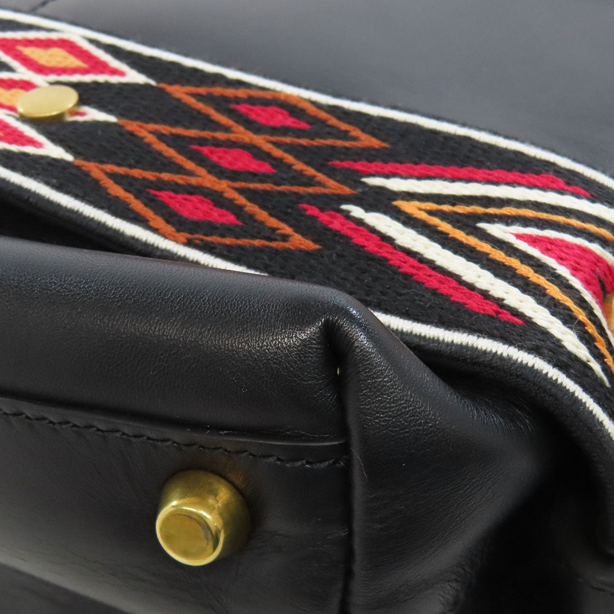 CHRISTIAN DIOR Exotic 2WAY Shoulder Bag Leather Ladies [Used]