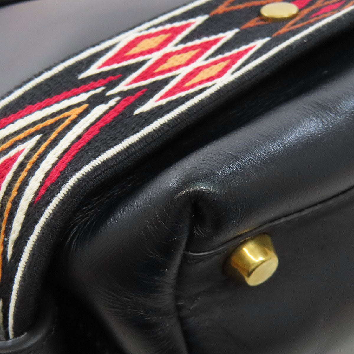 CHRISTIAN DIOR Exotic 2WAY Shoulder Bag Leather Ladies [Used]