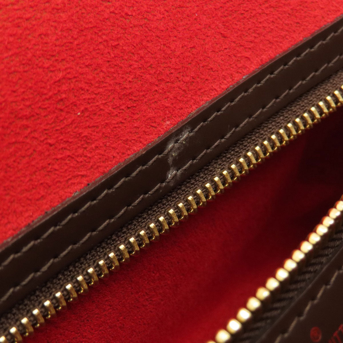 LOUIS VUITTON N41168 Bergamo MM Damier Ebene Handbag Damier canvas Ladies [Used]