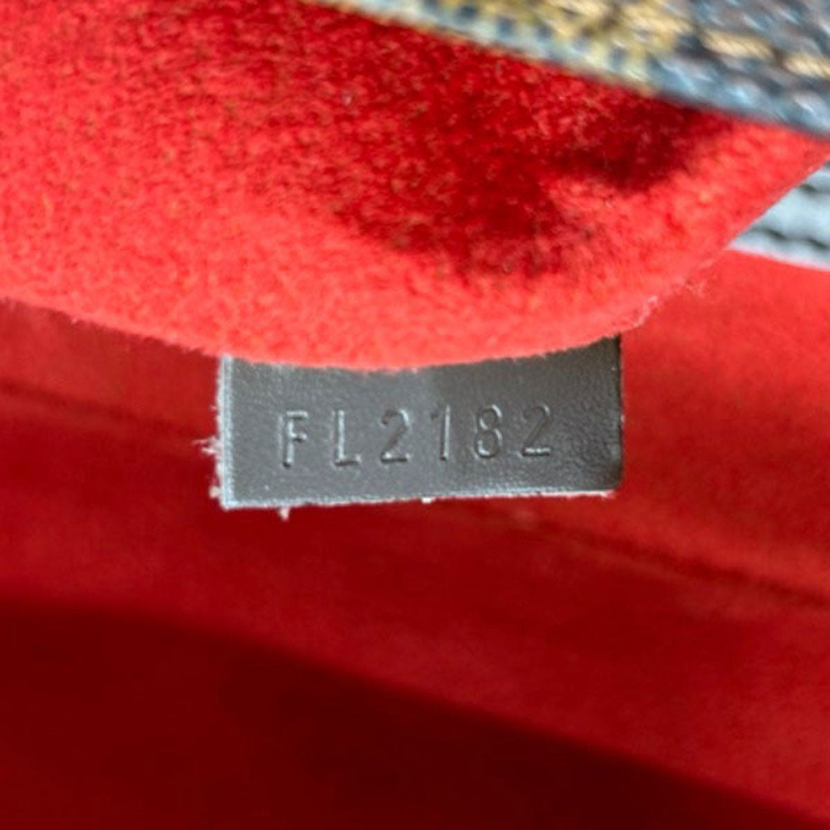 LOUIS VUITTON N41168 Bergamo MM Damier Ebene Handbag Damier canvas Ladies [Used]