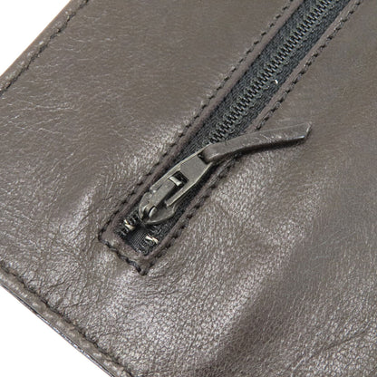 CHANEL Chain Wallet COCO Mark GoldHardware Long wallet (with coin pocket) Grained Calfskin Skin Ladies [Used]