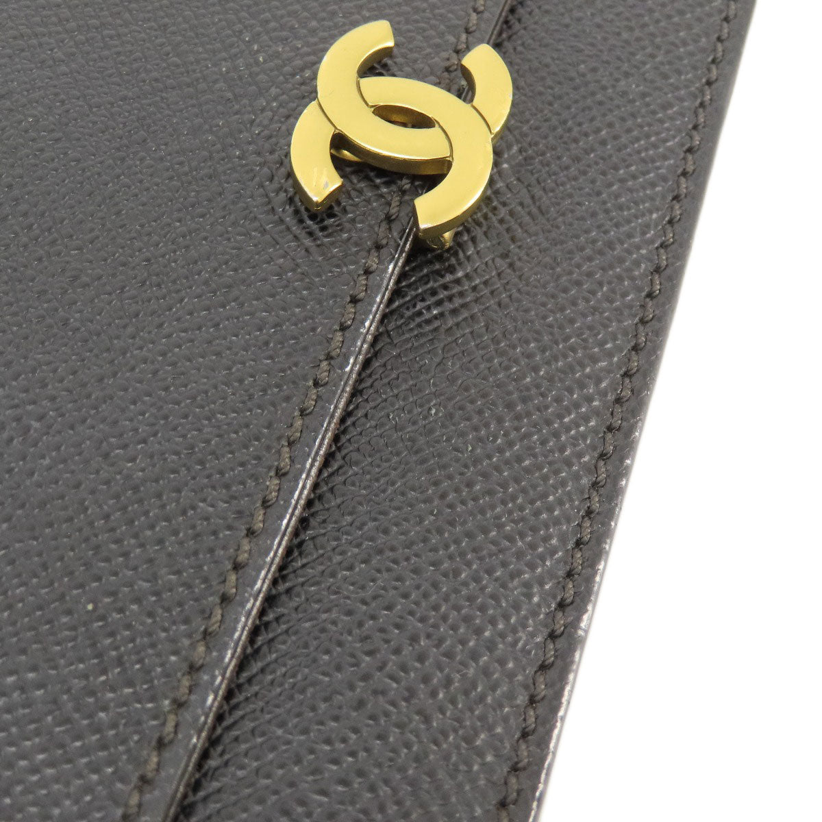 CHANEL   Long wallet (with coin pocket) Chain Wallet COCO Mark GoldHardware Caviar skin Ladies