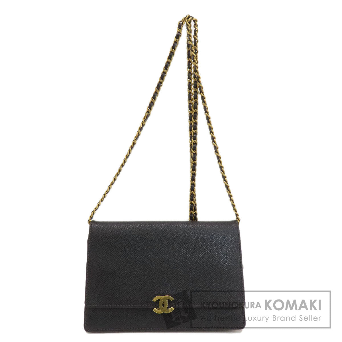 CHANEL   Long wallet (with coin pocket) Chain Wallet COCO Mark GoldHardware Caviar skin Ladies