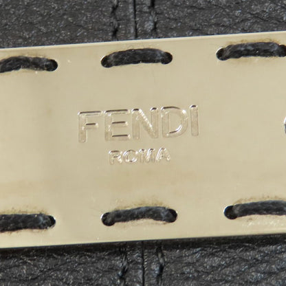 FENDI Logo 2WAY Tote Bag Calf Ladies [Used]