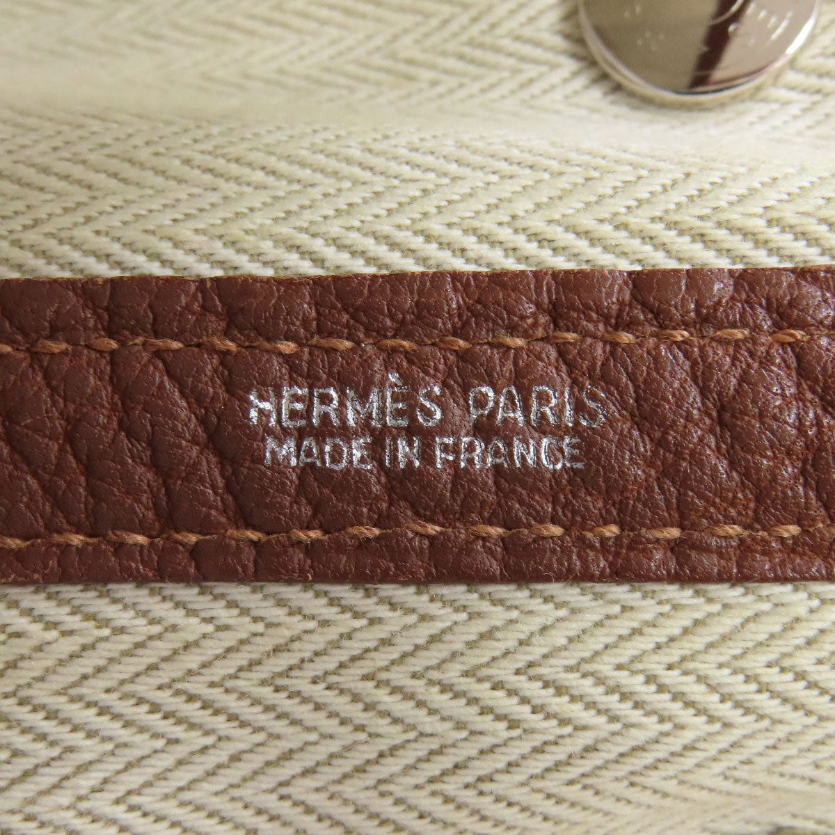 HERMES   Handbag Garden Party TPM SilverHardware Negonda Ladies