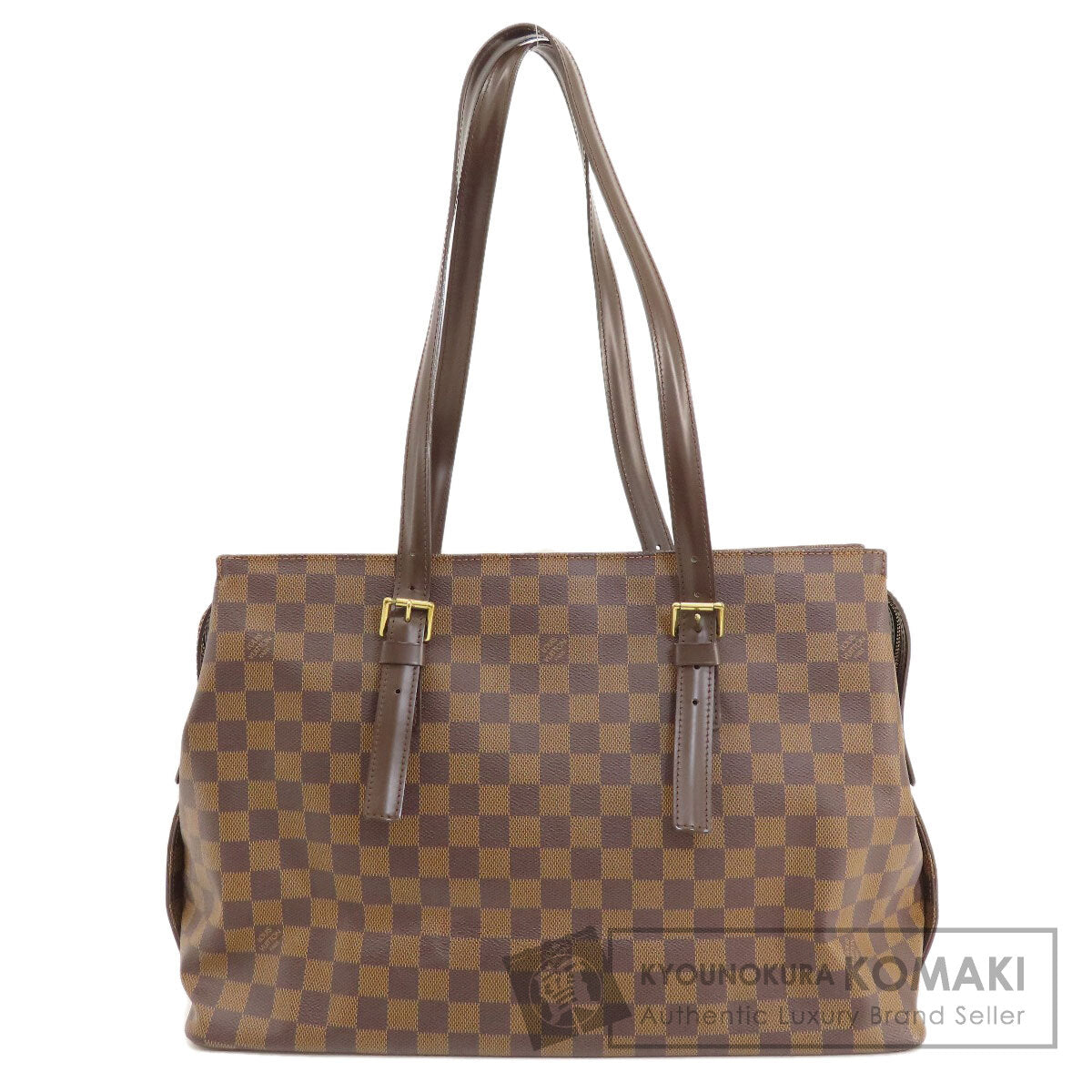 LOUIS VUITTON N51119 Chelsea Damier Ebene Tote Bag Damier canvas Ladies [Used]