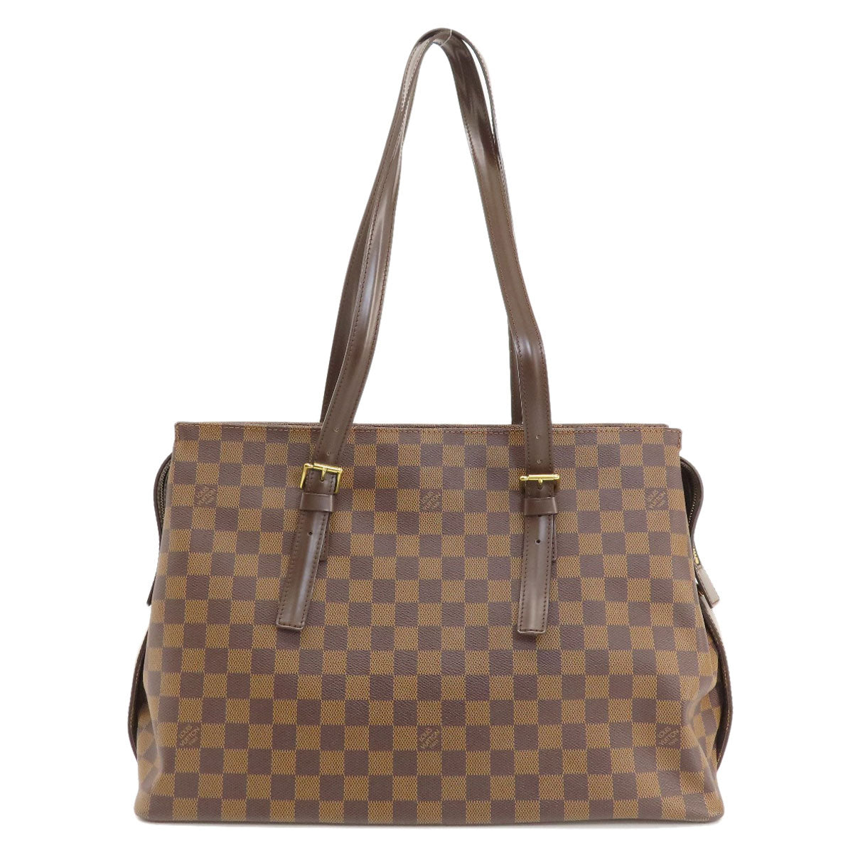 LOUIS VUITTON  N51119 Tote Bag Chelsea Damier Ebene Damier canvas Ladies