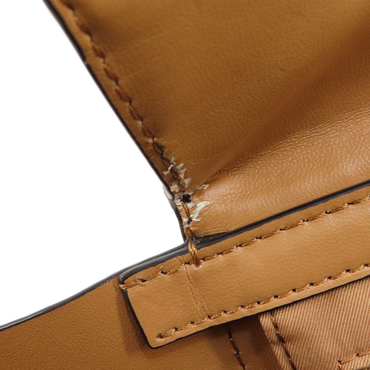 Tory Burch logo Tote Bag Leather Ladies [Used]