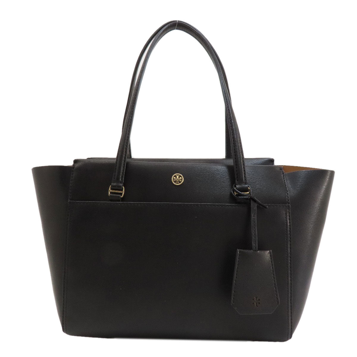 Tory Burch logo Tote Bag Leather Ladies [Used]